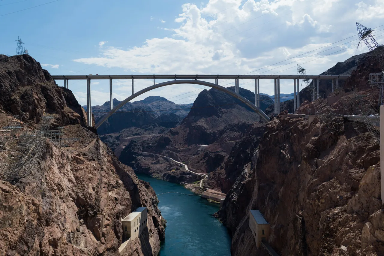 Bridge over Hoover Dam crossing from NV to AZ. Photo by BKN.