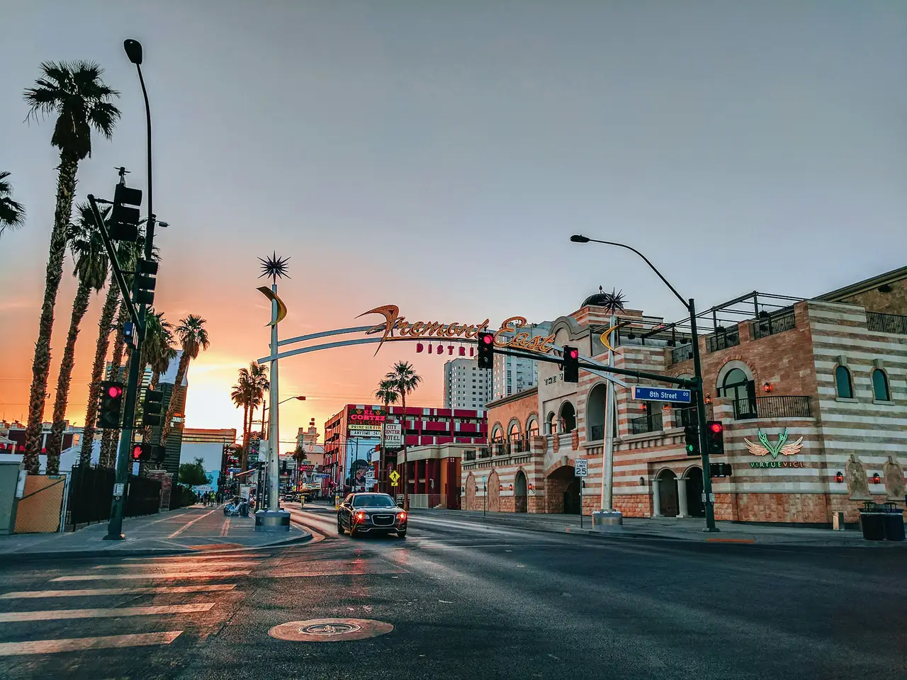 Freemont Street. Photo by Juliana Malta.