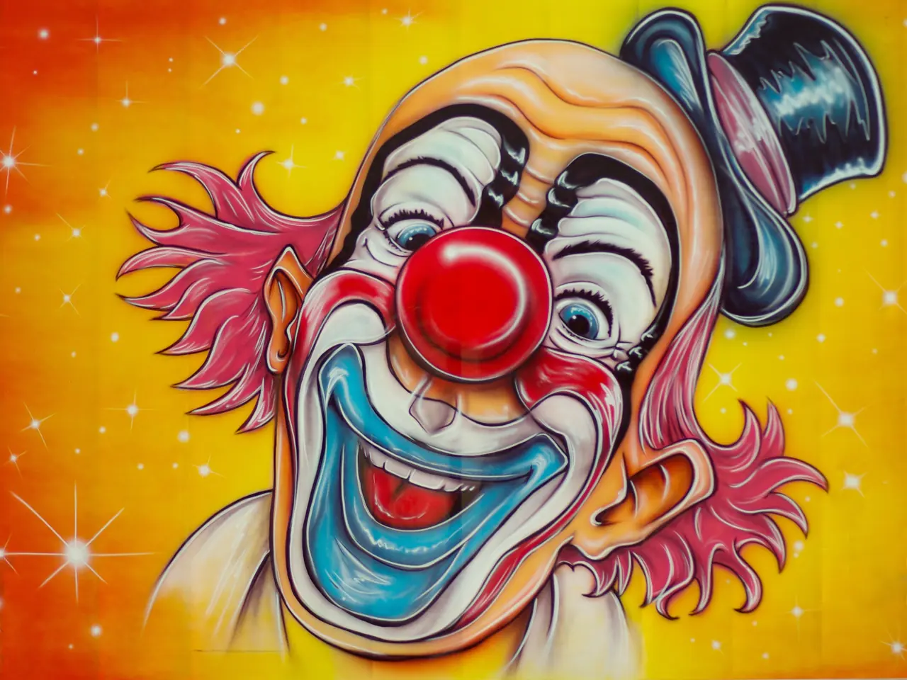 Image of a clown.