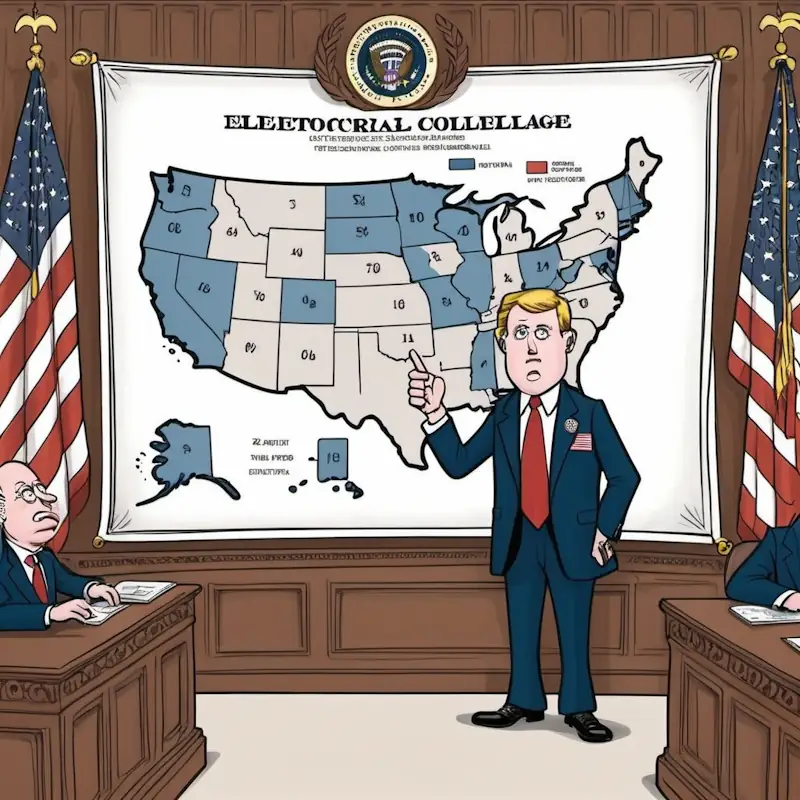 M.A.S.A demagogue teaches politicians how an Elektoral Map should look like.