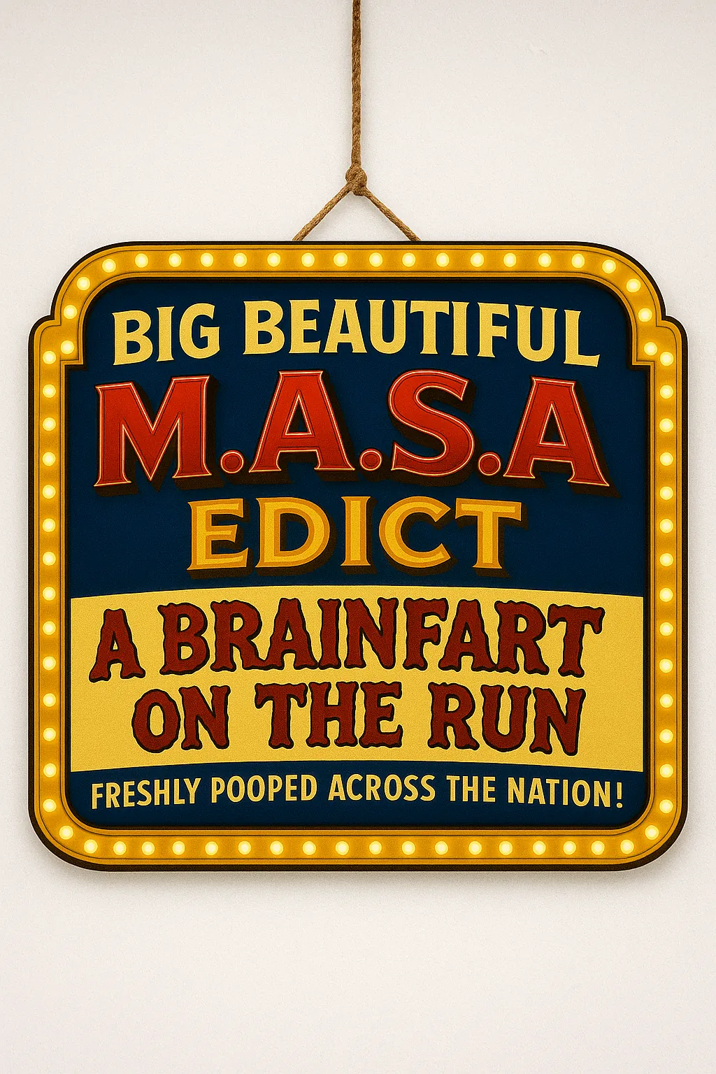 Brainfart Over Amerika sign