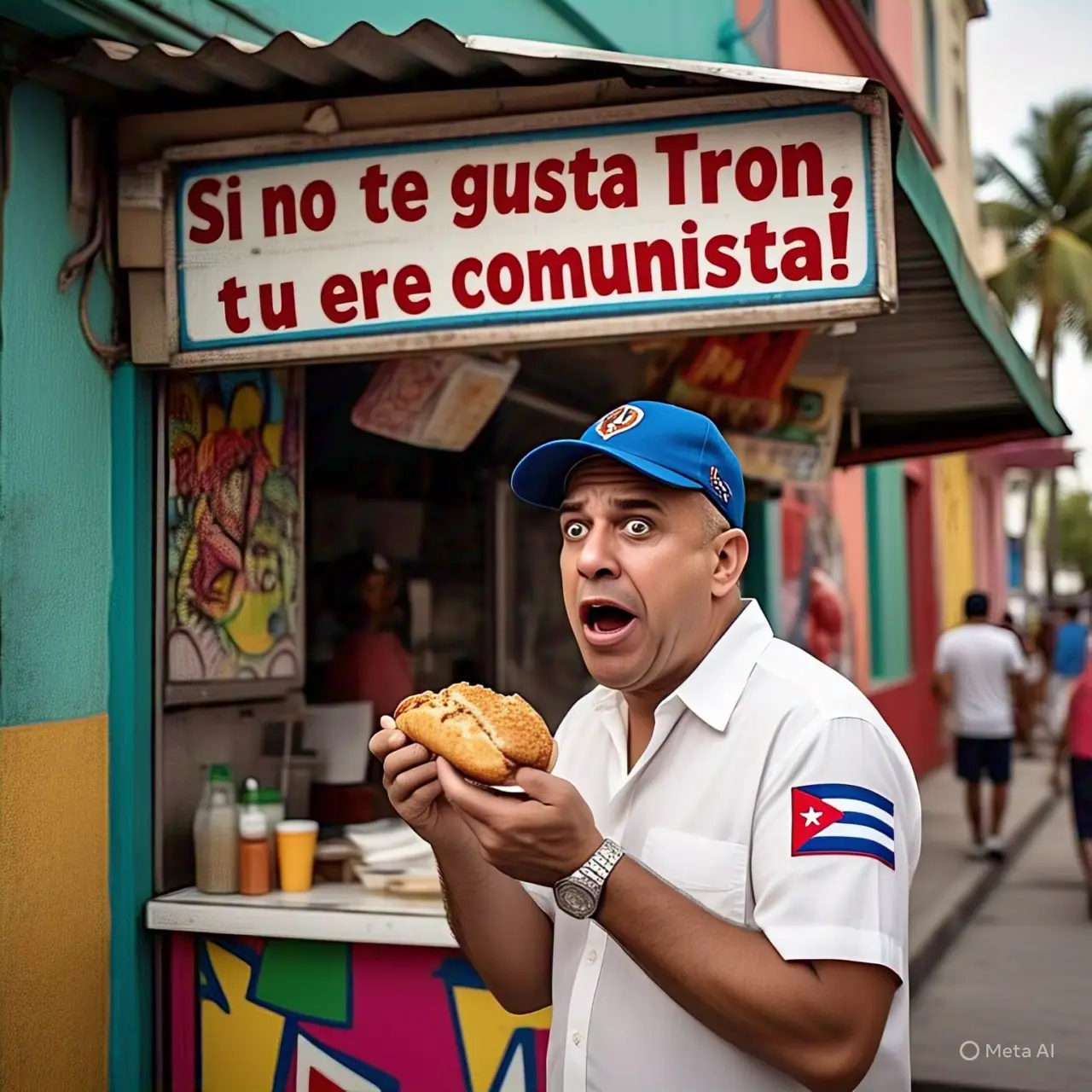 Cuban realizes you either like rump or you are a communist.
