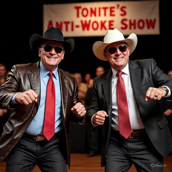 Políticos abriendo El Show del Idiota.
