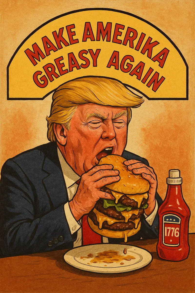 Blob Hunter In Chief wTING A BURGER
